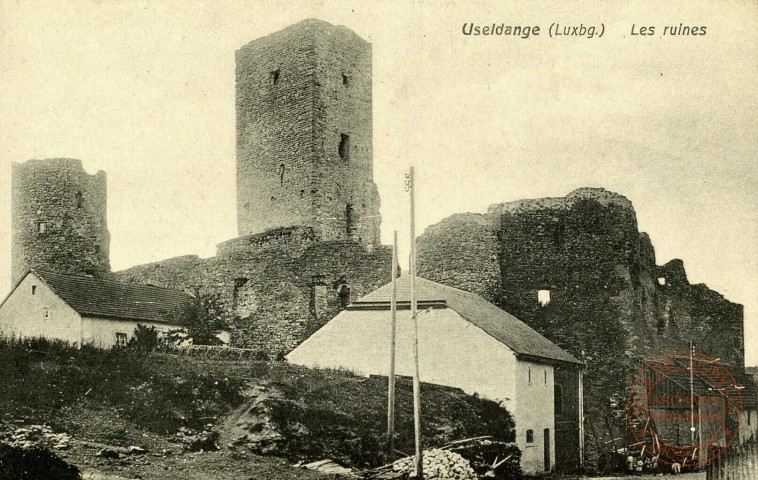 Useldange ( Luxbg). Les Ruines.