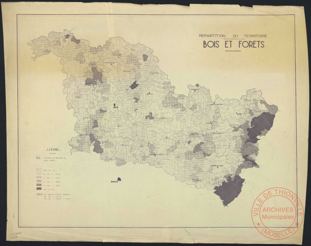 REPARTITION DU TERRITOIRE. BOIS ET FORETS
