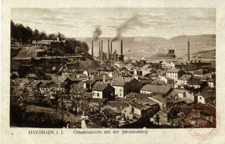 Hayingen i. L. - Gesamtansicht mit der Johannisburg