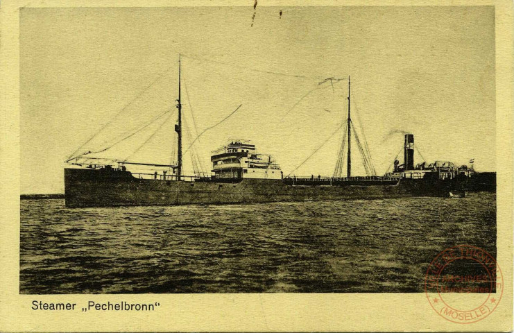 [Steamer 'Pechelbronn' - Puits et Raffinerie de Pétrole de Pechelbronn]