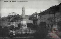 Sierck a.d. Mosel. Kriegerdenkmal - Sierck en 1907 - Le monument aux morts