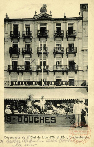 Dépendance de l'Hôtel du Lion et Cécil, Blankenberghe.