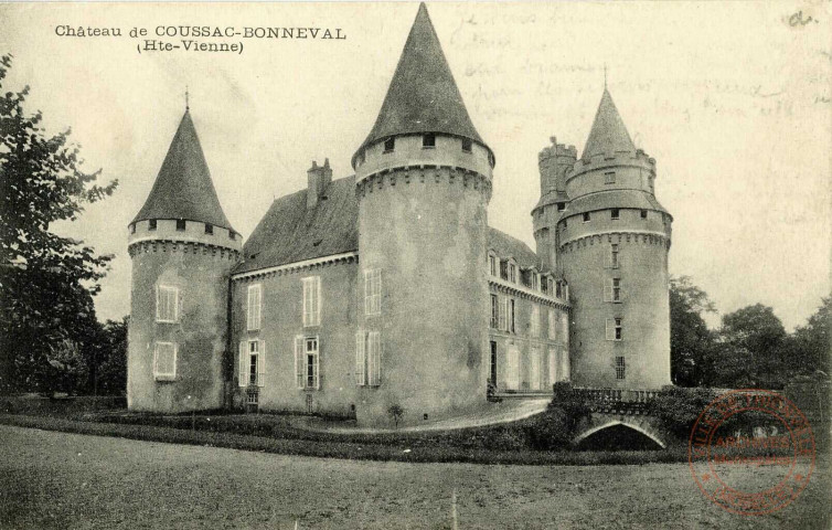 Château de Coussac-Bonneval ( Hte-Vienne).