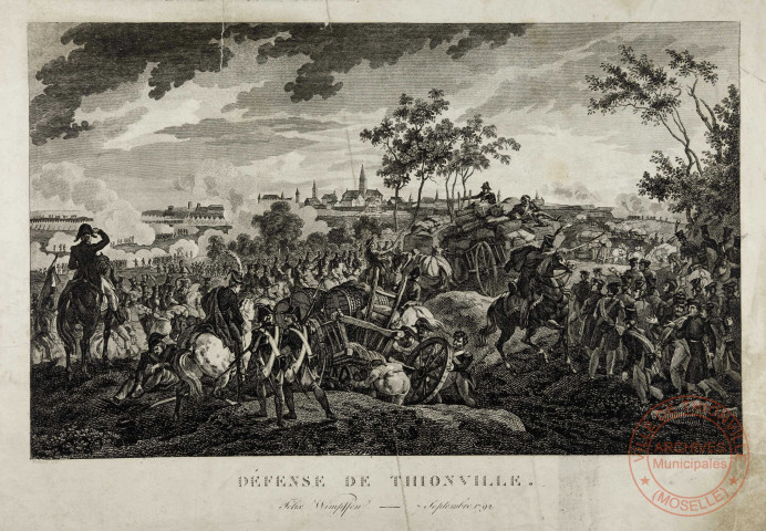 Défense de Thionville, Félix Wimpffen7, Septembre 1792.