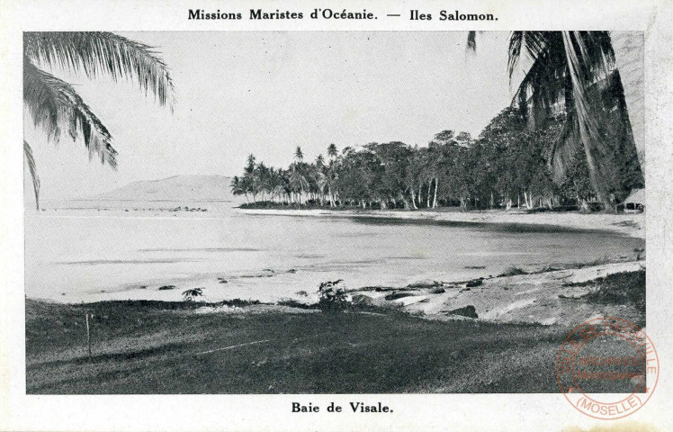 Missions Maristes d'Océanie - Îles Salomon. Baie de Visale. La Rivière de Tangarare.