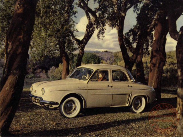 Présentation de la Dauphine Mars 1956 - Garage Gardin