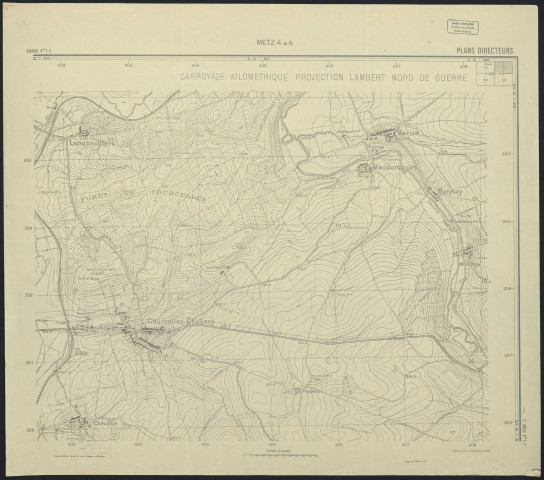 PLANS DIRECTEURS : METZ 4 a-b