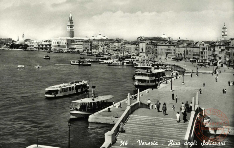 Venezia. Riva degli Schiavoni.