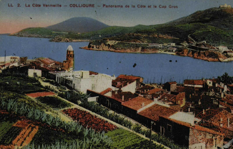 La Côte Vermeille - Collioure - Panorama de la Côte et le Cap Gros