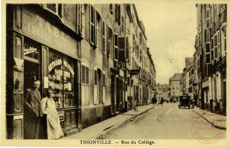 Thionville - Rue du Collège [Tabac Librairie Papeterie Rémy Schanen]