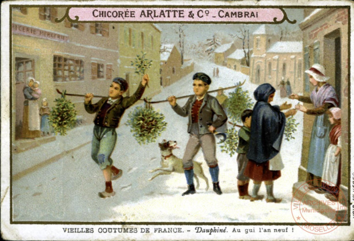 coutumes de France: Vieilles coutumes de France - Dauphiné 'Au gui l'an neuf !'