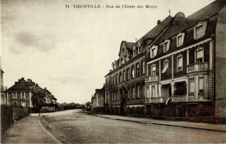 Thionville - Rue de l'École des Mines