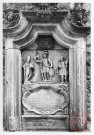 Bildstock situé rue Principale à Puttelange-lès-Thionville, à côté de l'école. Statues de Saint-Donat, Saint-Ferré, Saint-Quirin et Saint-Firmin. Partie haute de 1744 et partie basse (Christ au tombeau) du XVIe