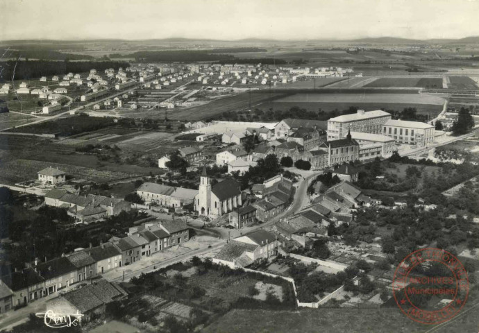 Guénange (Moselle) - Vue aérienne