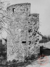 Rodemack - Vestiges des remparts, tour flanquante de l'enceinte