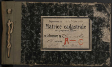 Matrice cadastrale des propriétés bâties [1er volume] (1927-1942)