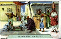 Devant un café à Khartoum, Soudan